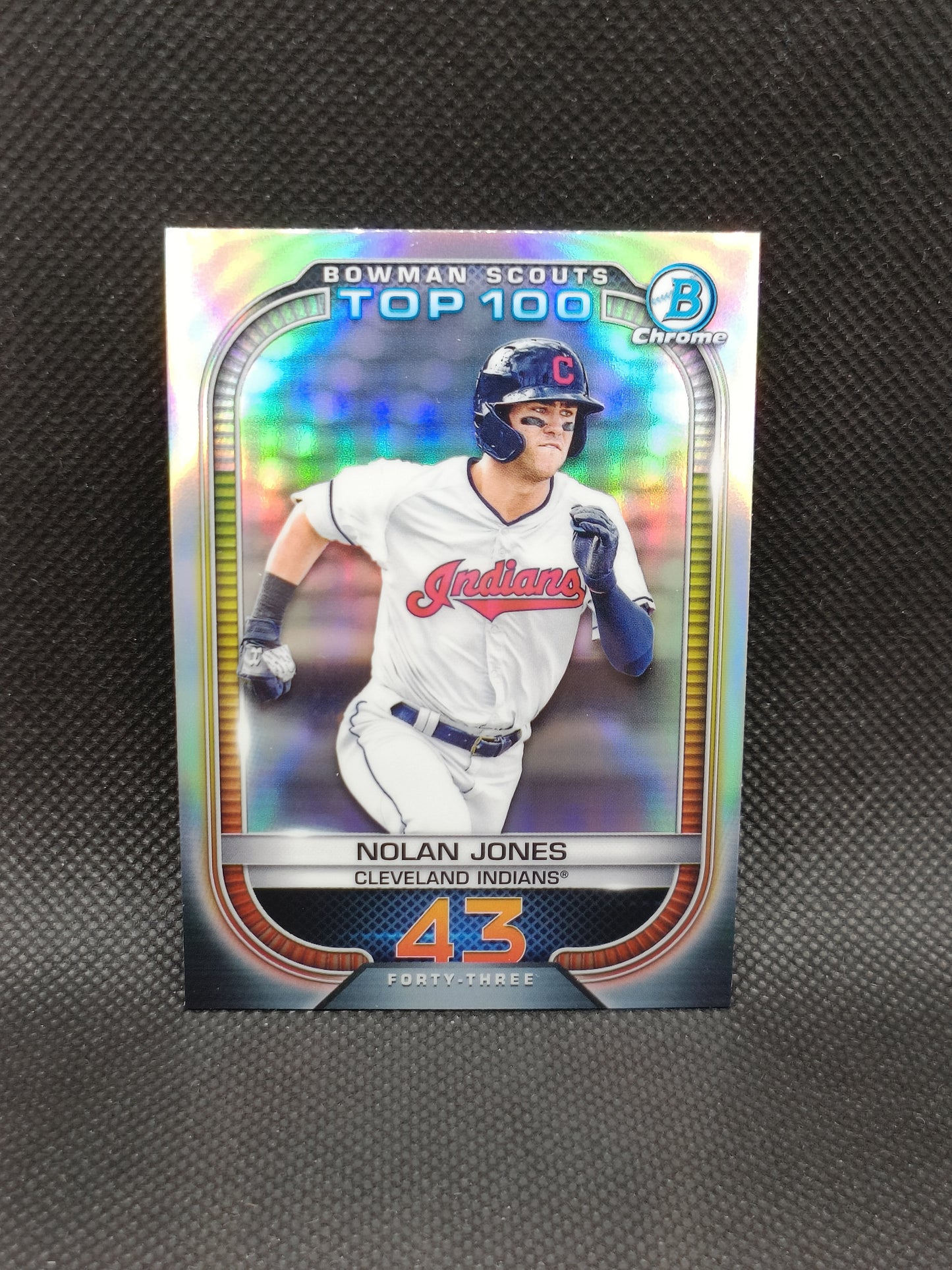 Nolan Jones - 2021 Bowman Chrome Bowman Scouts Top 100 Insert - Cleveland Guardians