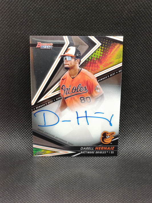 Darell Hernaiz - 2022 Bowman's Best Auto - Baltimore Orioles