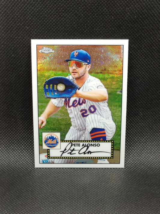 Pete Alonso - 2021 Topps Series One 1952 Chrome Redux Insert - New York Mets