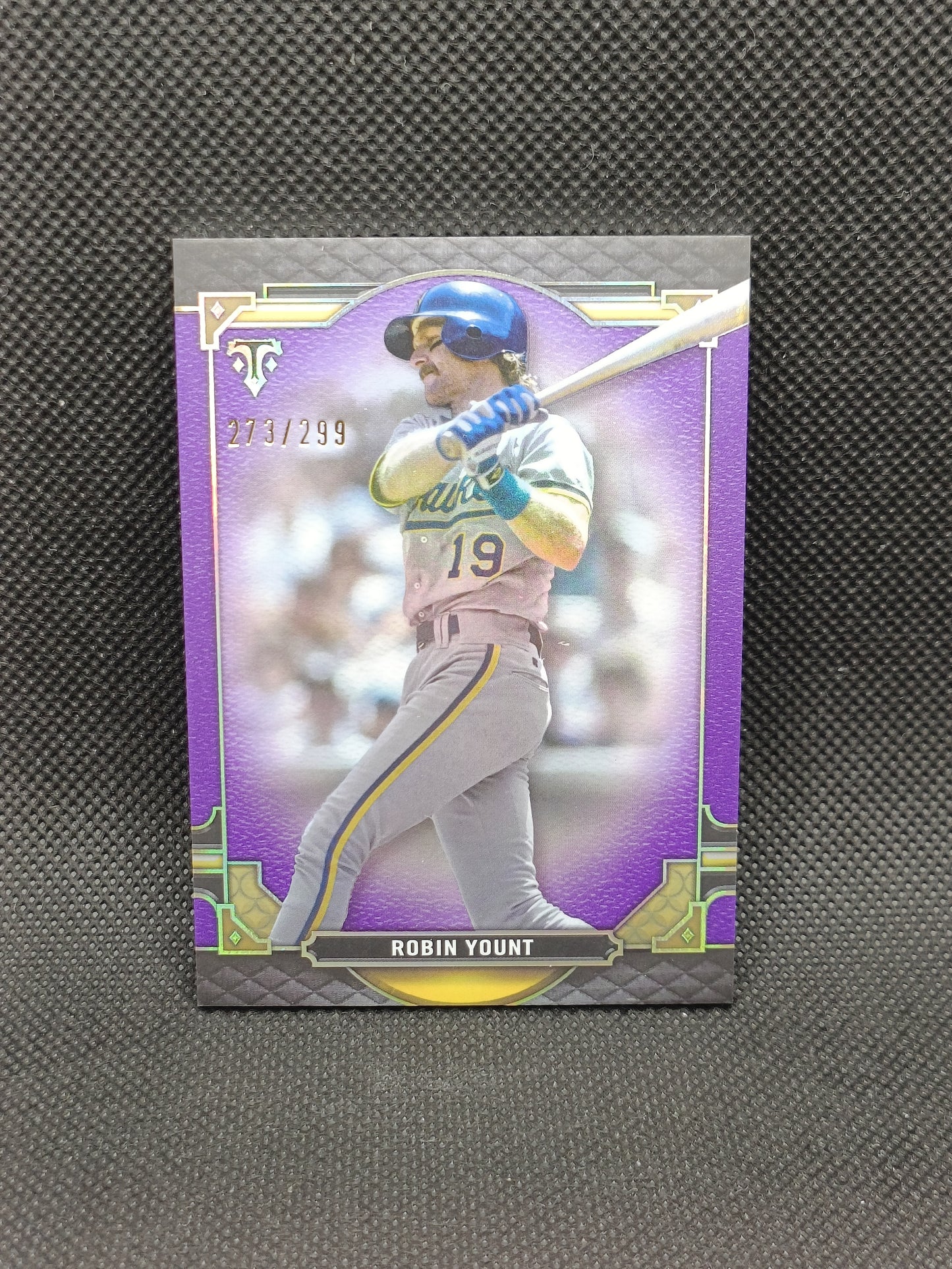 Robin Yount - 2022 Topps Triple Threads Amethyst /299 - Milwaukee Brewers