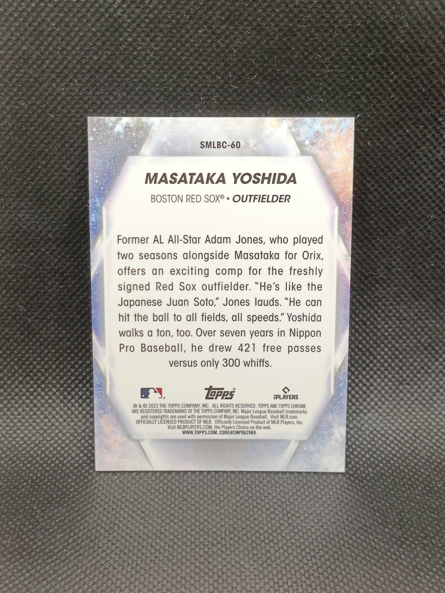 Masataka Yoshida - 2023 Topps Series 2 Stars Of MLB Chrome Insert - Boston Red Sox