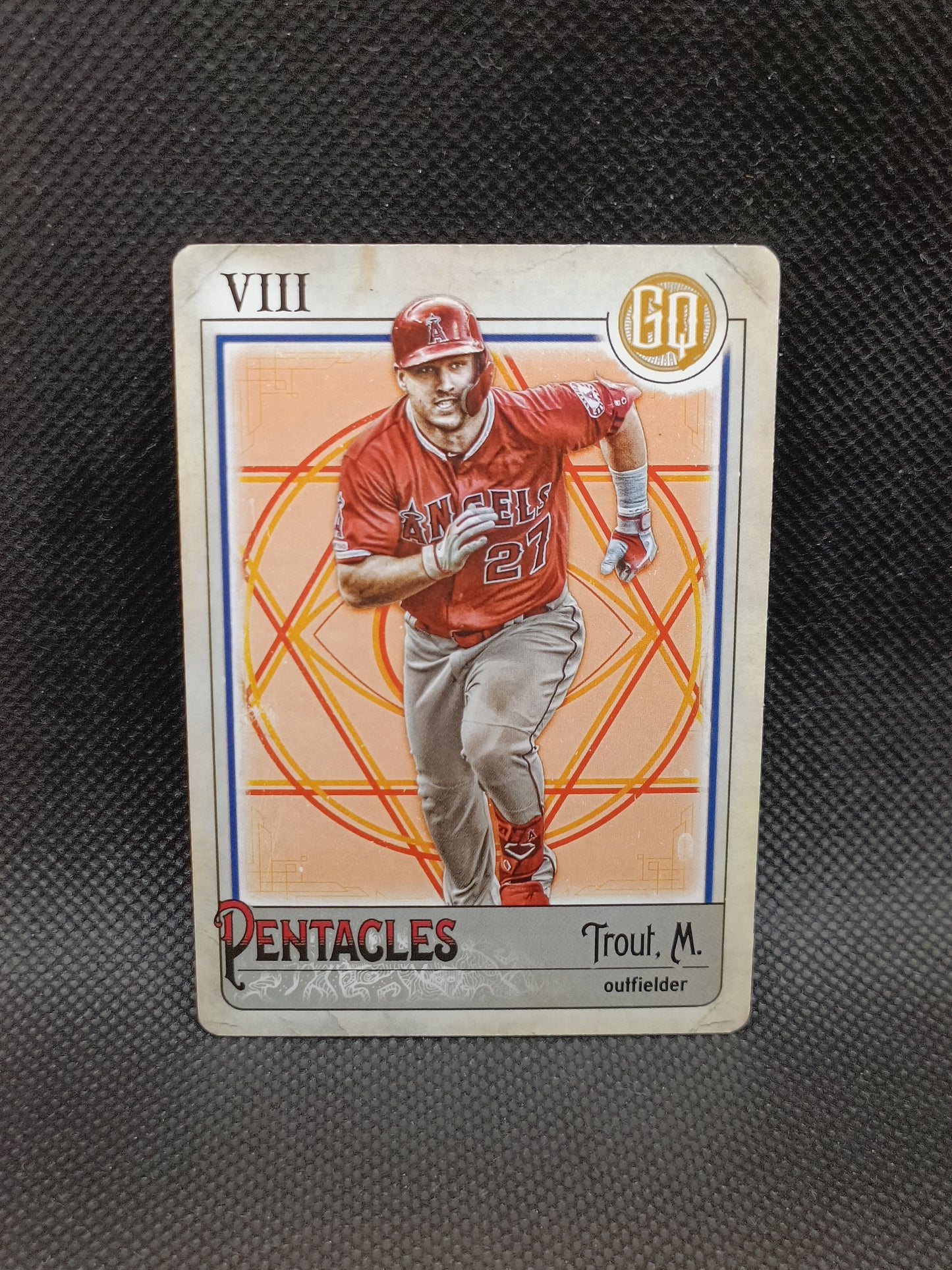 Mike Trout - 2021 Topps Gypsy Queen Tarot Of The Diamond Insert - LA Angels