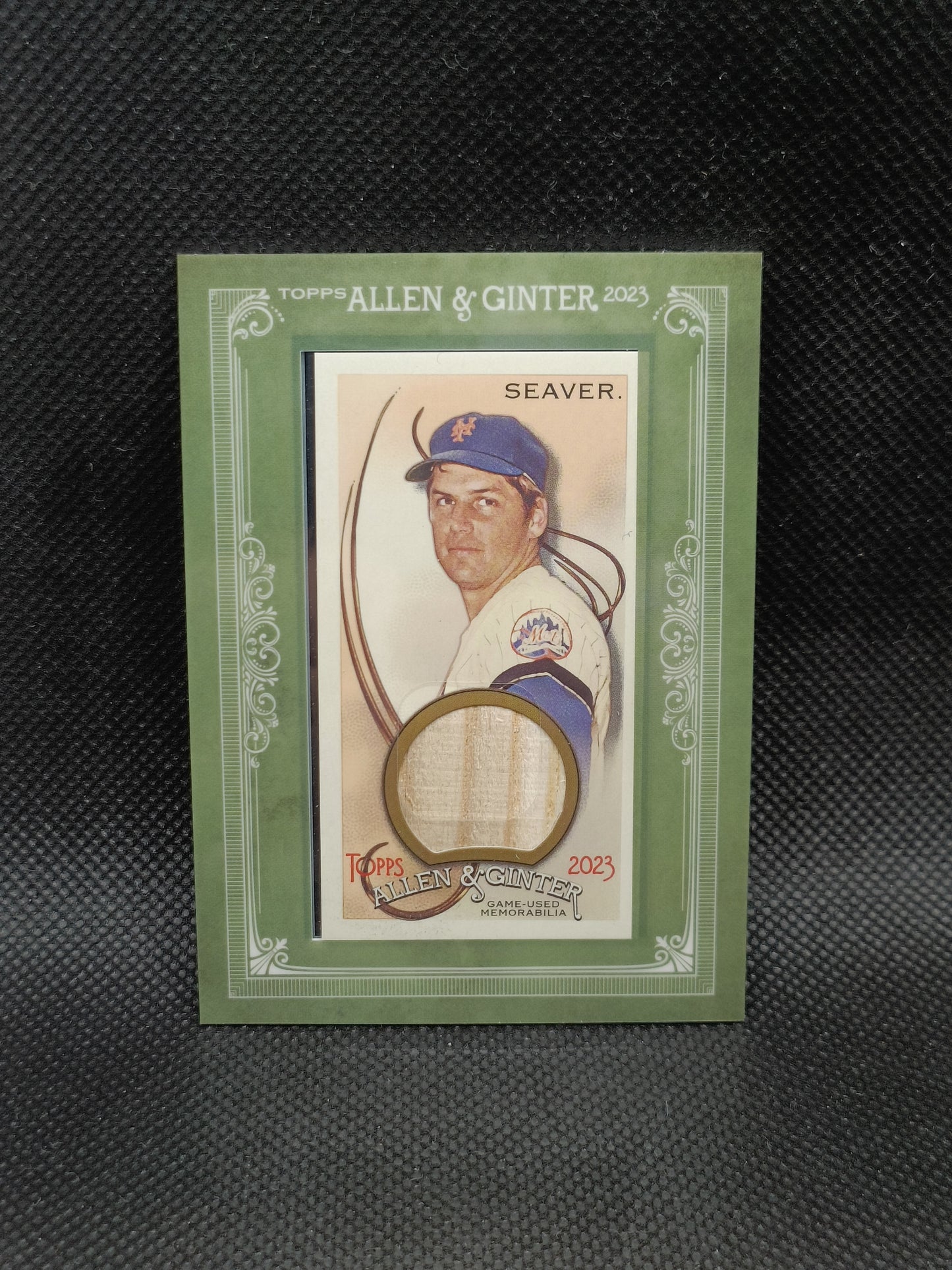 Tom Seaver - 2023 Allen & Ginter Framed Relic - New York Mets