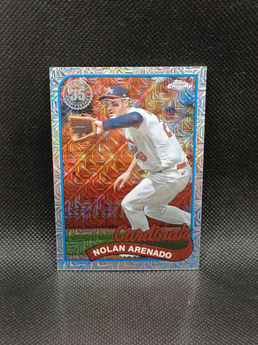 Nolan Arenado - 2024 Topps Series One 1989 Chrome Silver Pack Insert - St Louis Cardinals