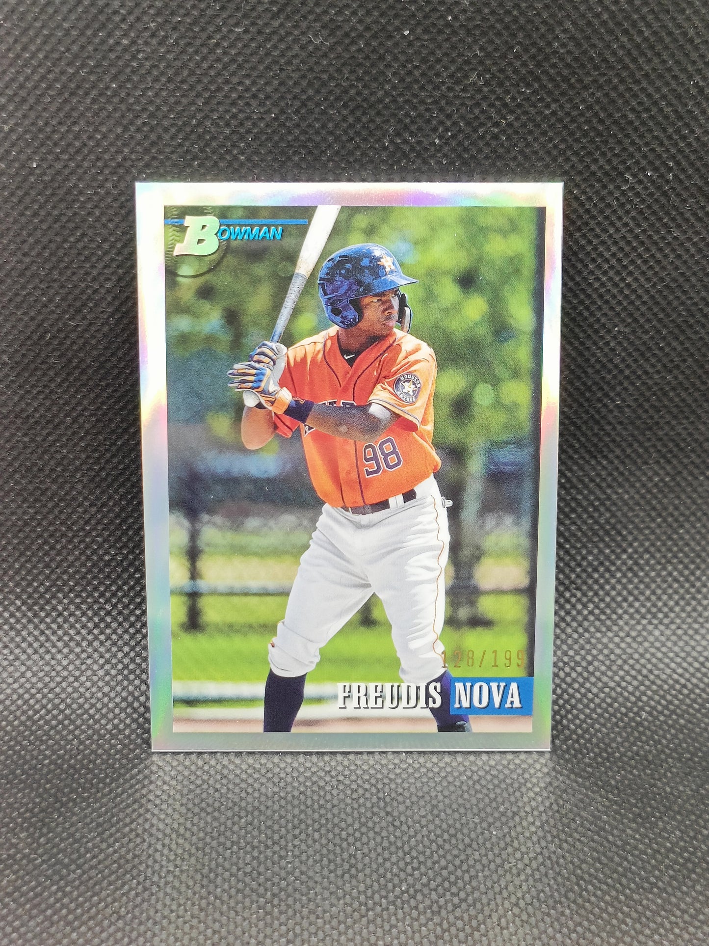 Freudis Nova - 2021 Bowman Heritage Chrome Refractor /199 - Houston Astros