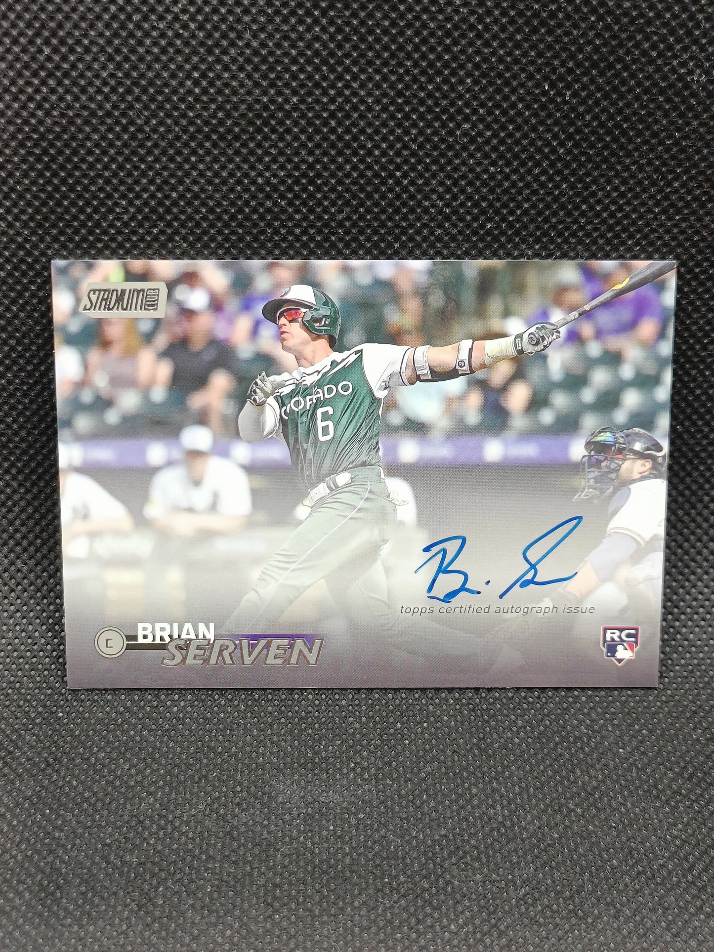 Brian Serven - 2023 Topps Stadium Club Rookie Auto - Colorado Rockies