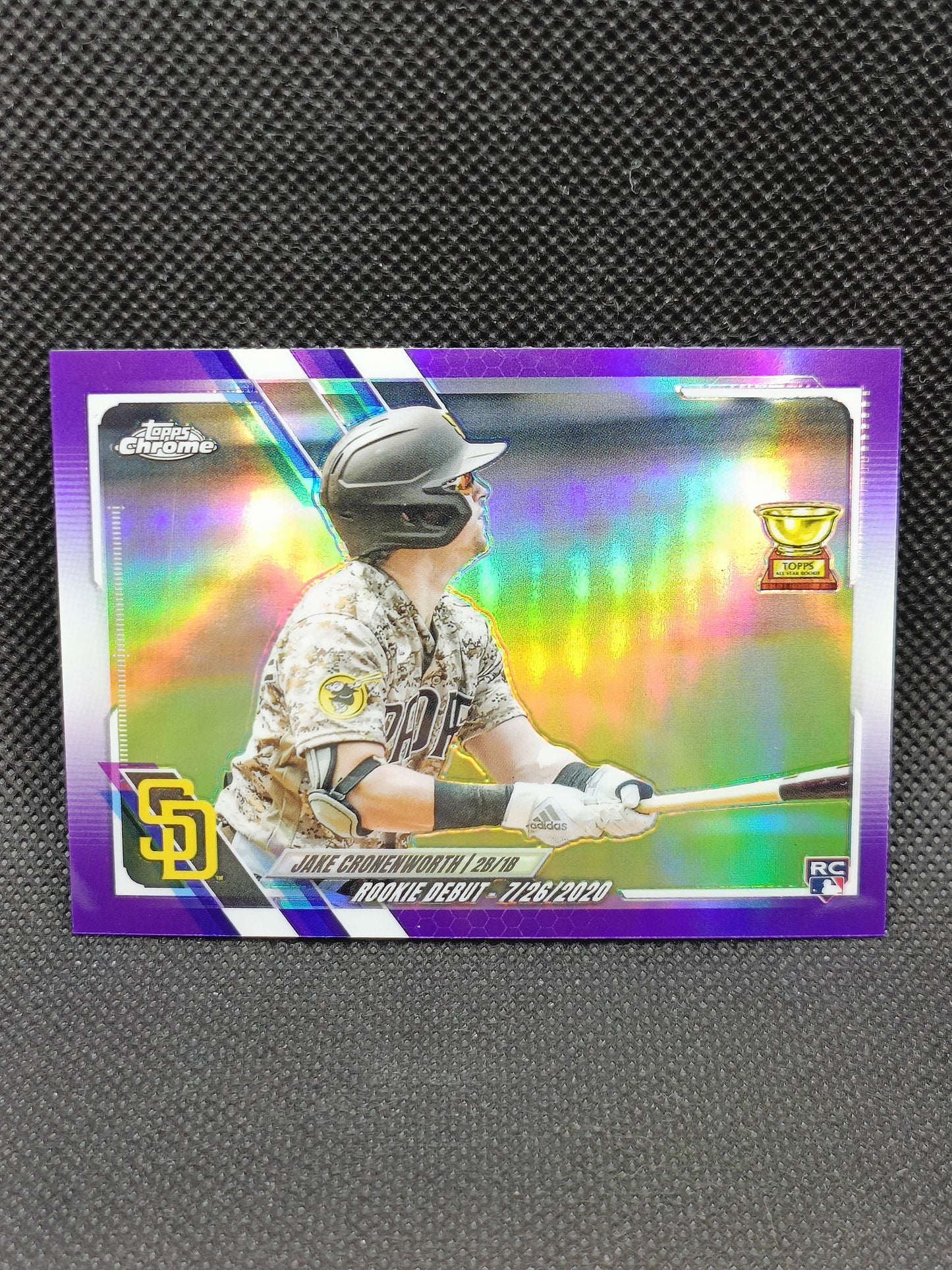 Jake Cronenworth - 2021 Topps Chrome Update Rookie Debut Purple Refractor - San Diego Padres