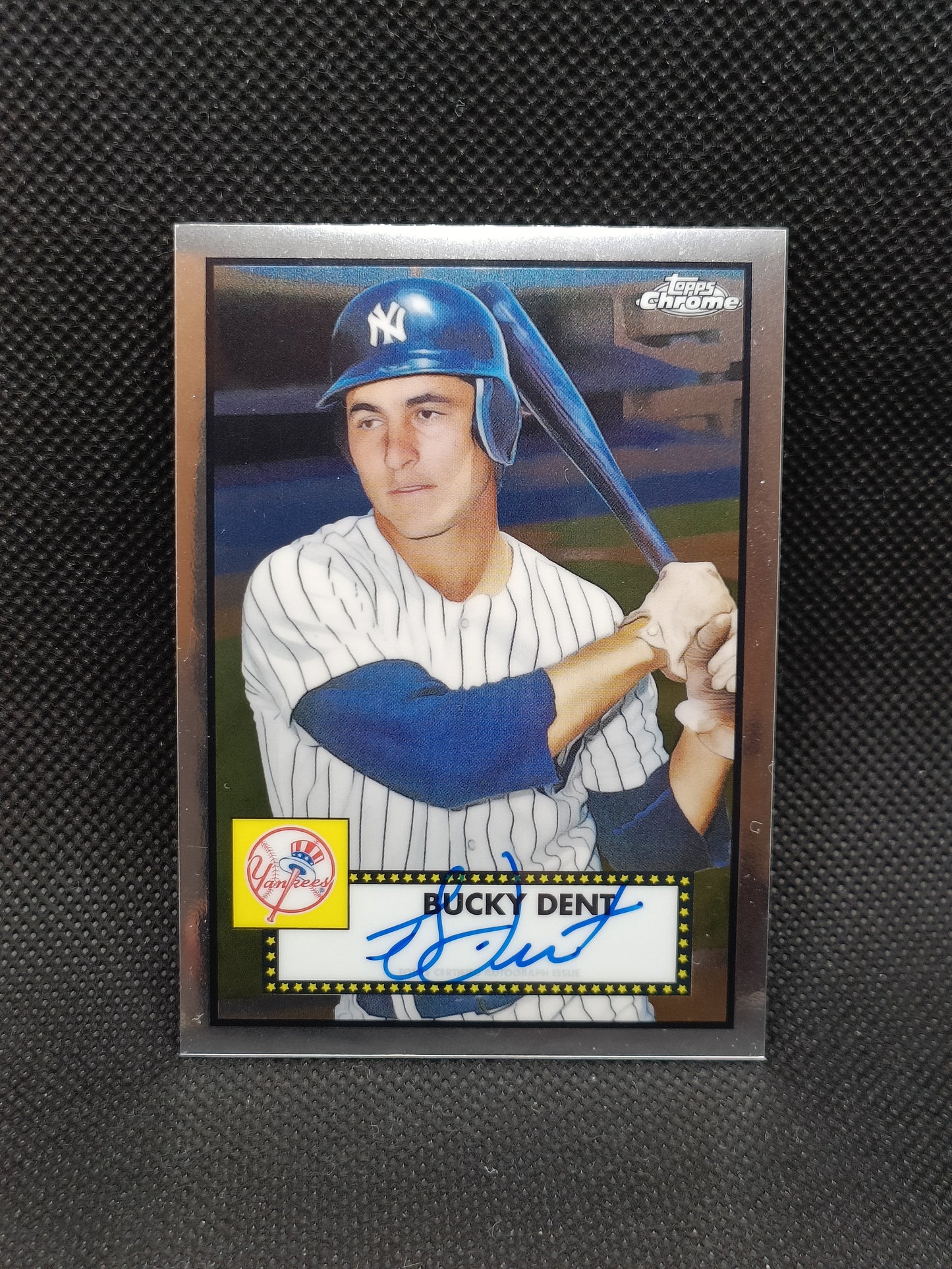 Bucky Dent - 2021 Topps Chrome Platinum Anniversary Auto - New York Yankees