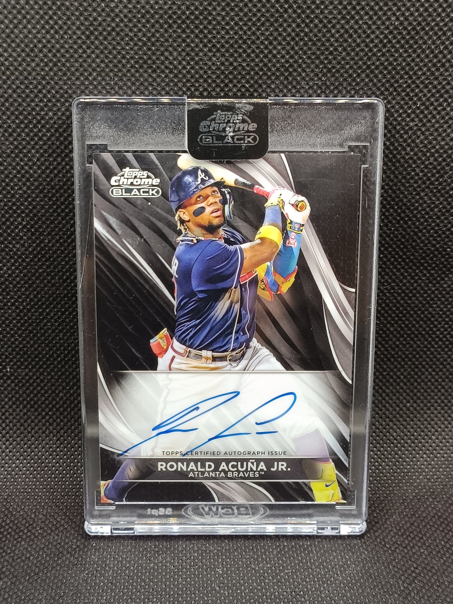 Ronald Acuna Jr - 2024 Topps Chrome Black Auto - Atlanta Braves