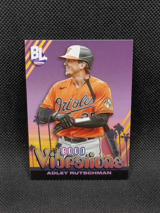 Adley Rutschman - 2024 Topps Big League Good Vibrations Insert - Baltimore Orioles