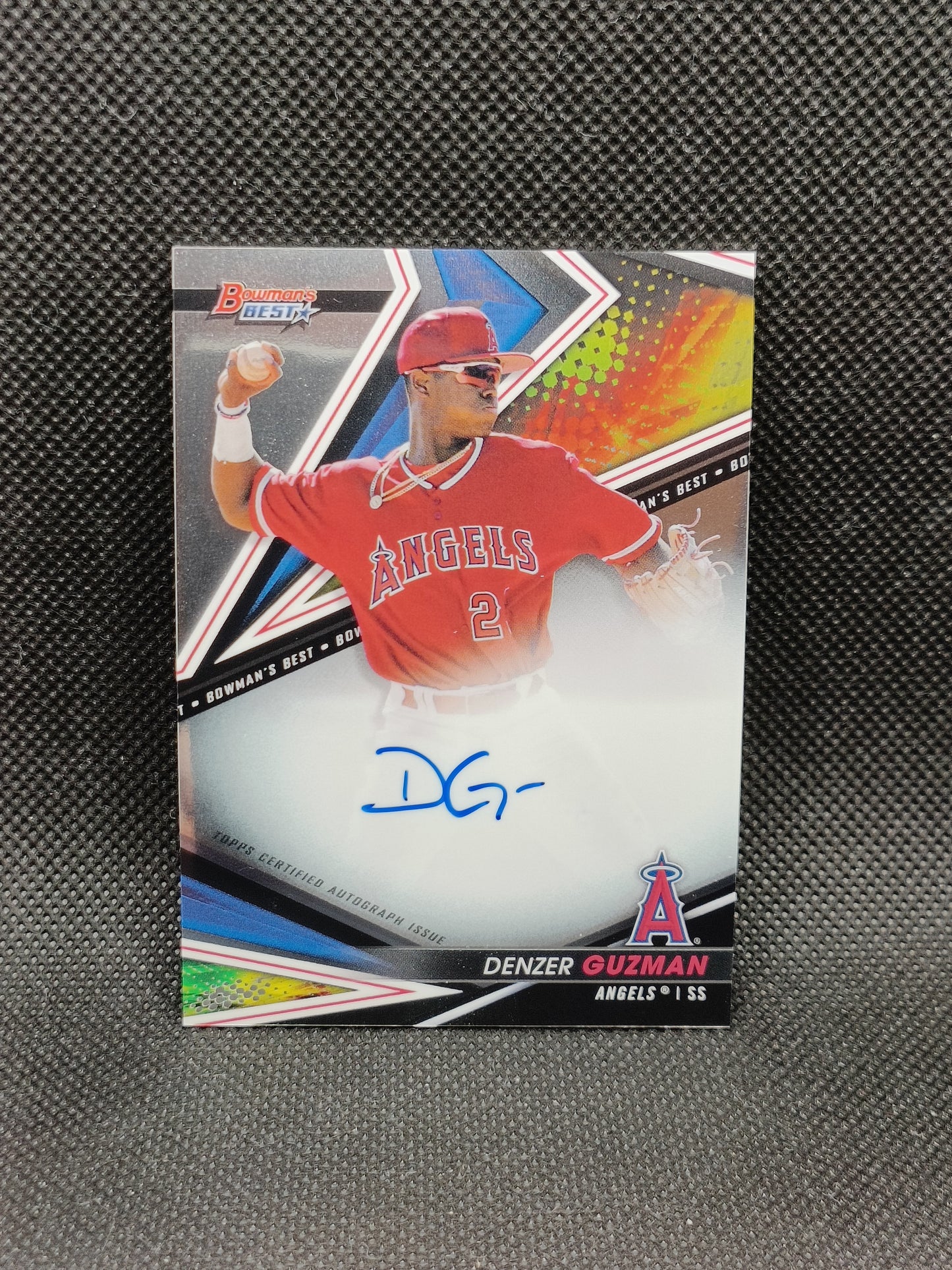 Denzer Guzman - 2022 Bowman's Best Auto - LA Angels