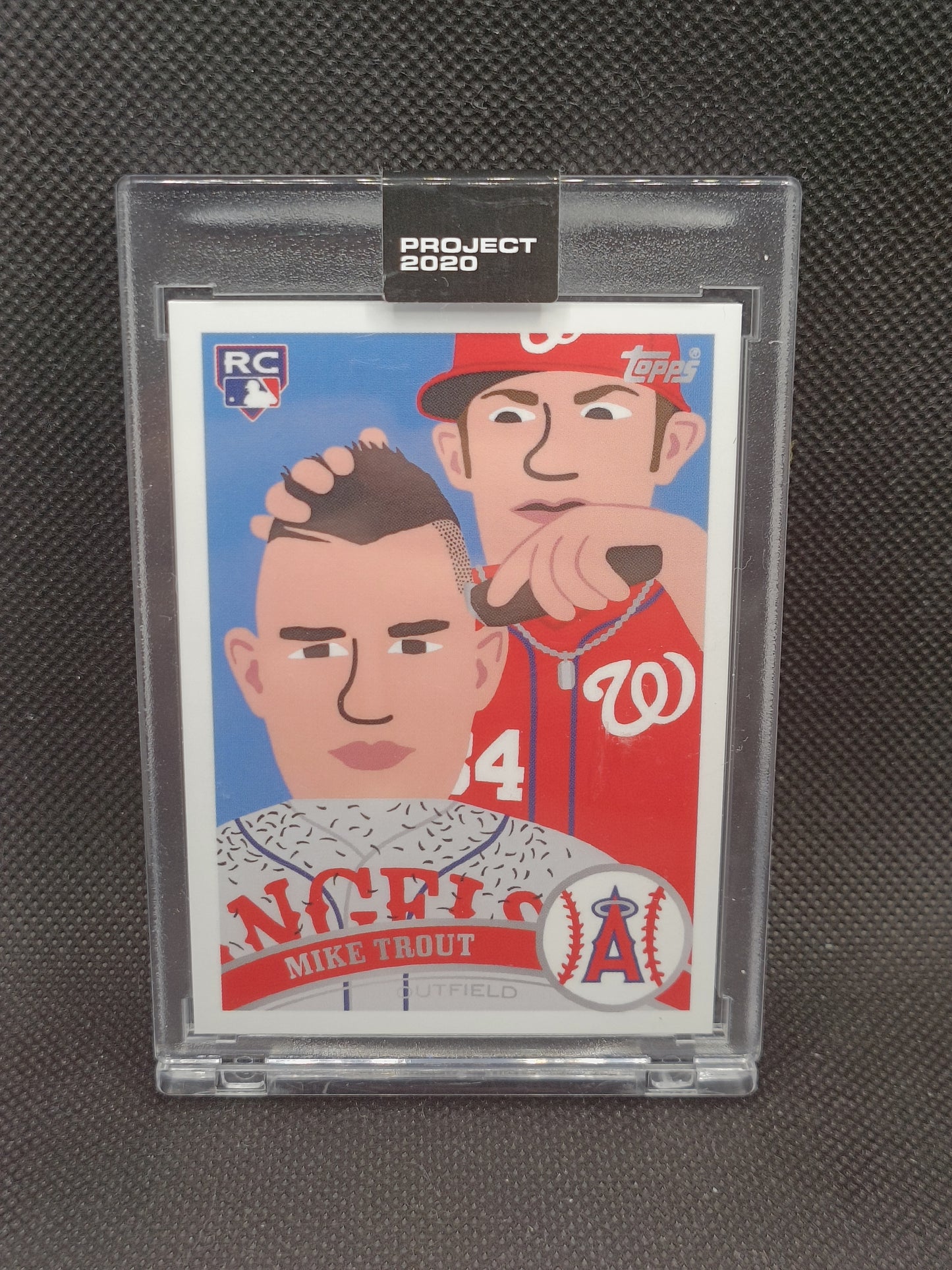 Mike Trout - Topps Project 2020 Keith Shore - Print Run 6,824 - LA Angels