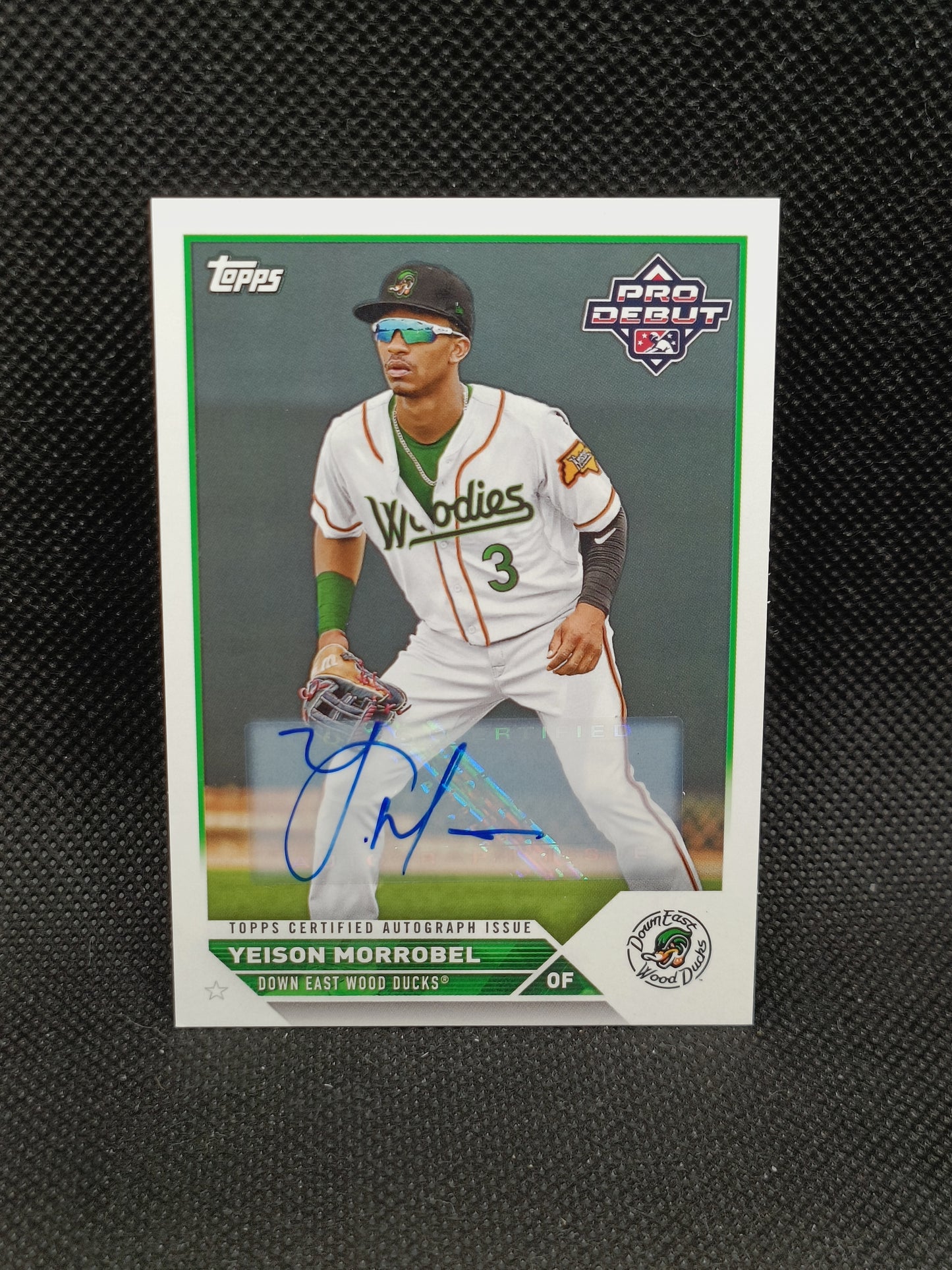 Yeison Morrobel - 2023 Topps Pro Debut Auto - Texas Rangers