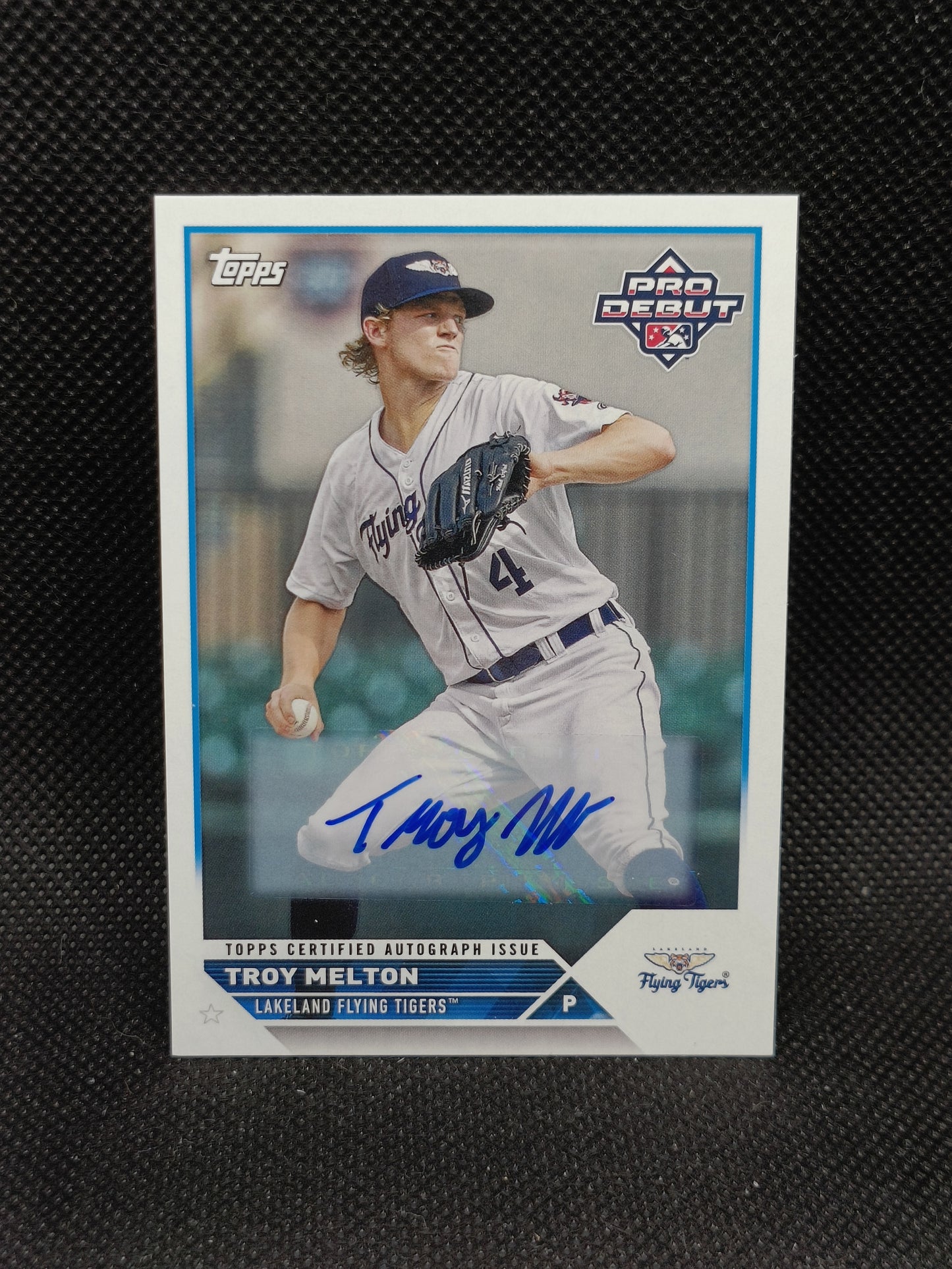 Troy Melton - 2023 Topps Pro Debut Auto - Detroit Tigers