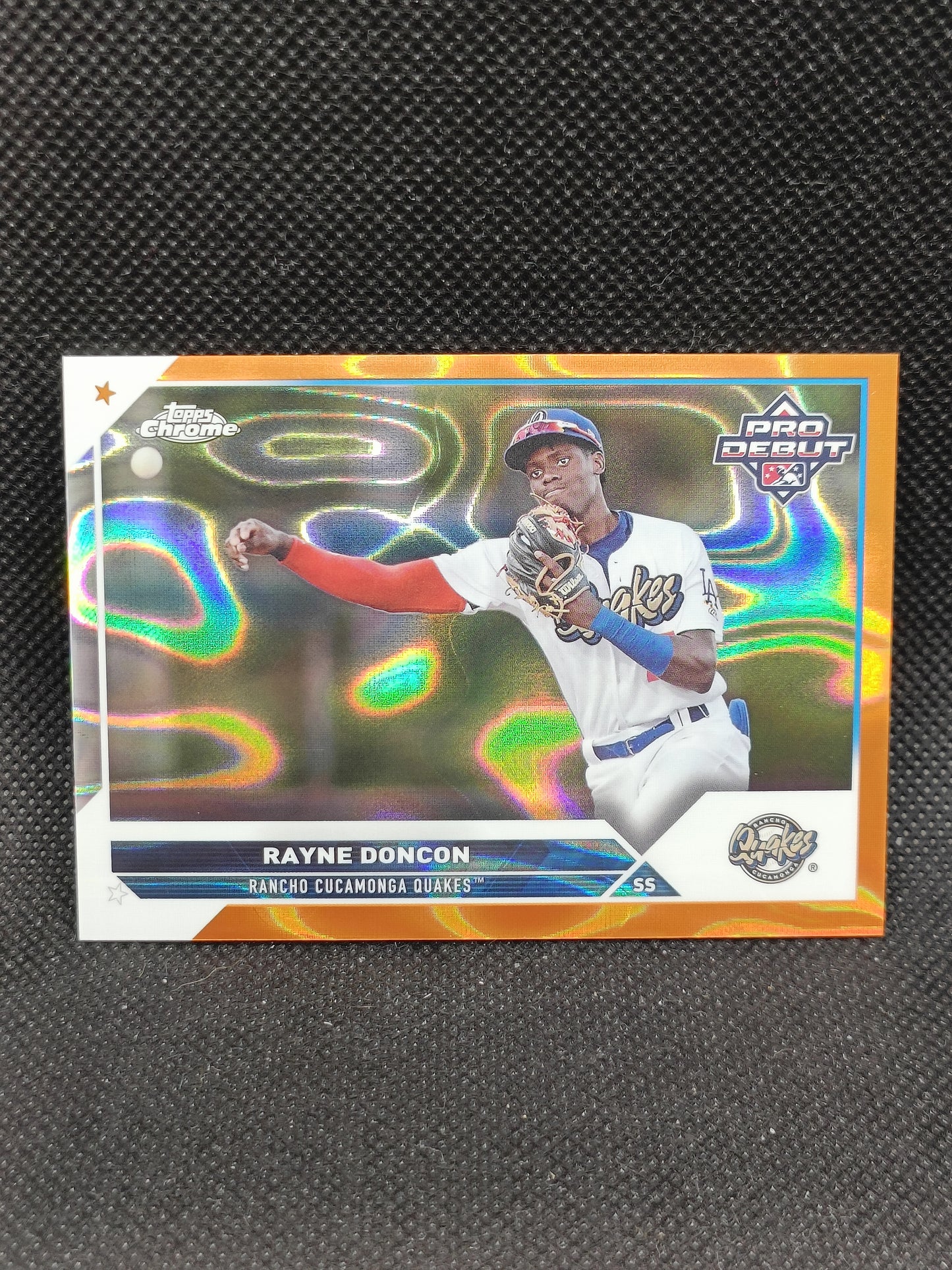 Rayne Doncon - 2023 Topps Pro Debut Orange Lava Chrome Refractor /25 - Minnesota Twins