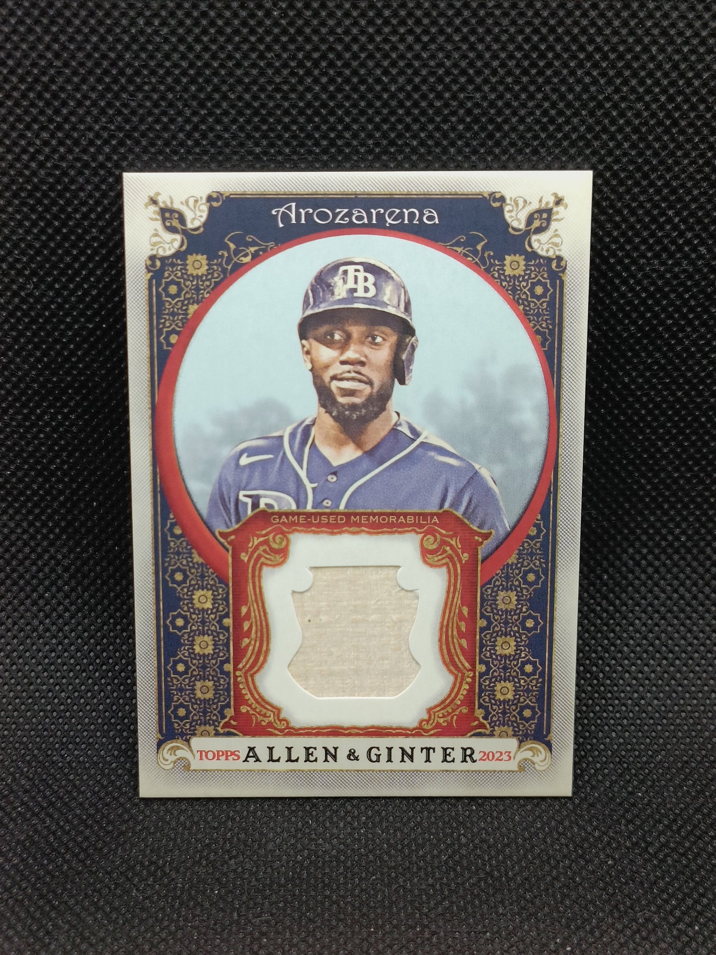 Randy Arozarena - 2023 Allen & Ginter Relic - Tampa Bay Rays