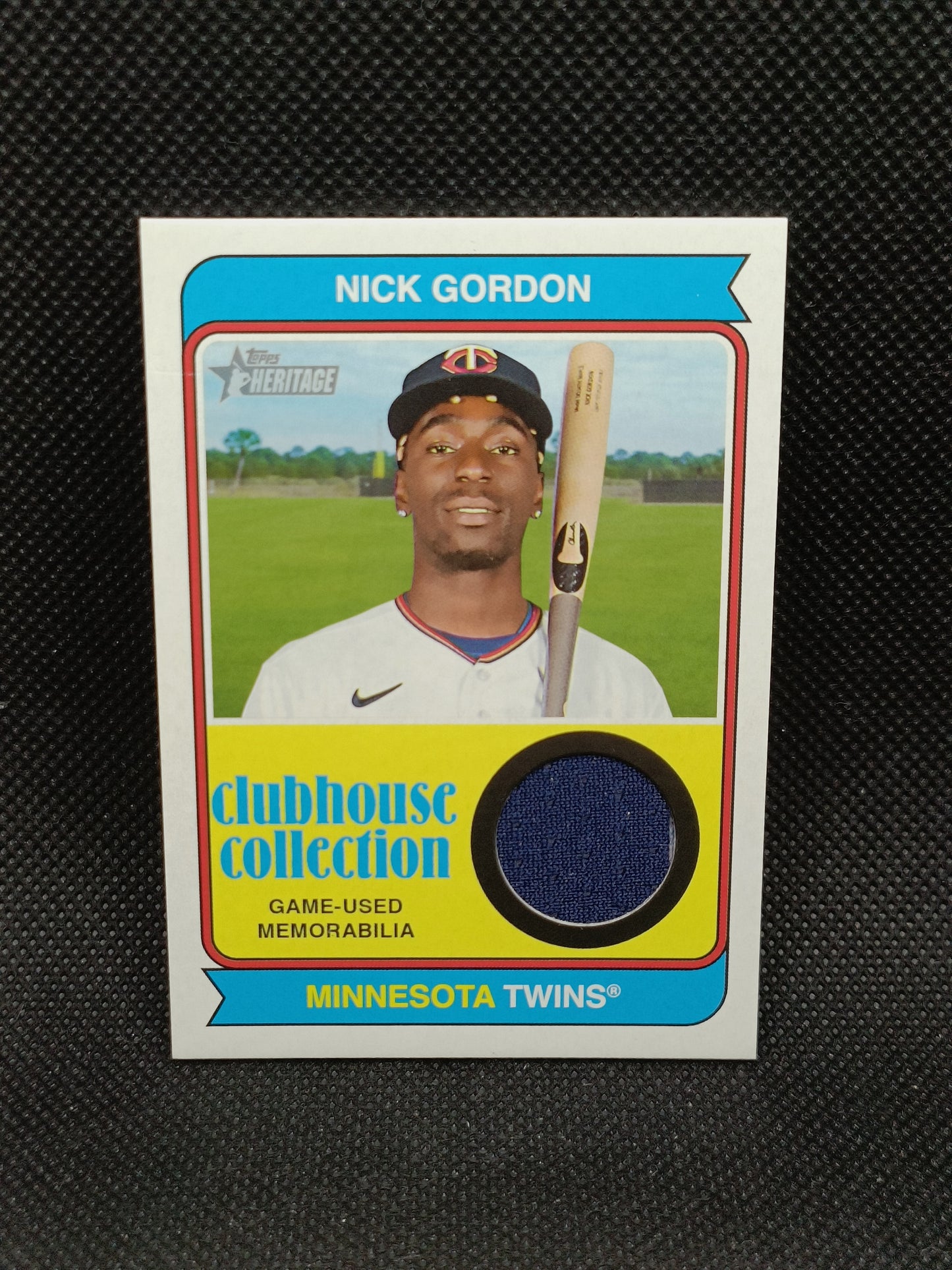 Nick Gordon - 2023 Topps Heritage High Number Relic - Minnesota Twins