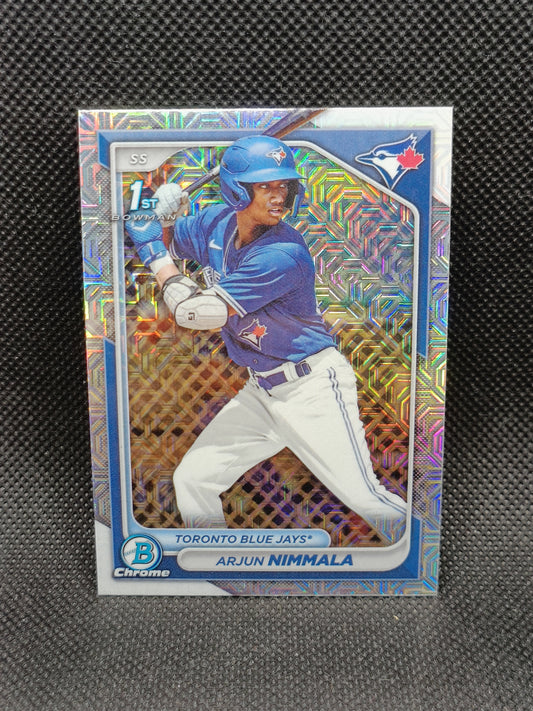 Arjun Nimmala - 2024 Bowman Chrome 1st Bowman Mojo - Toronto Blue Jays