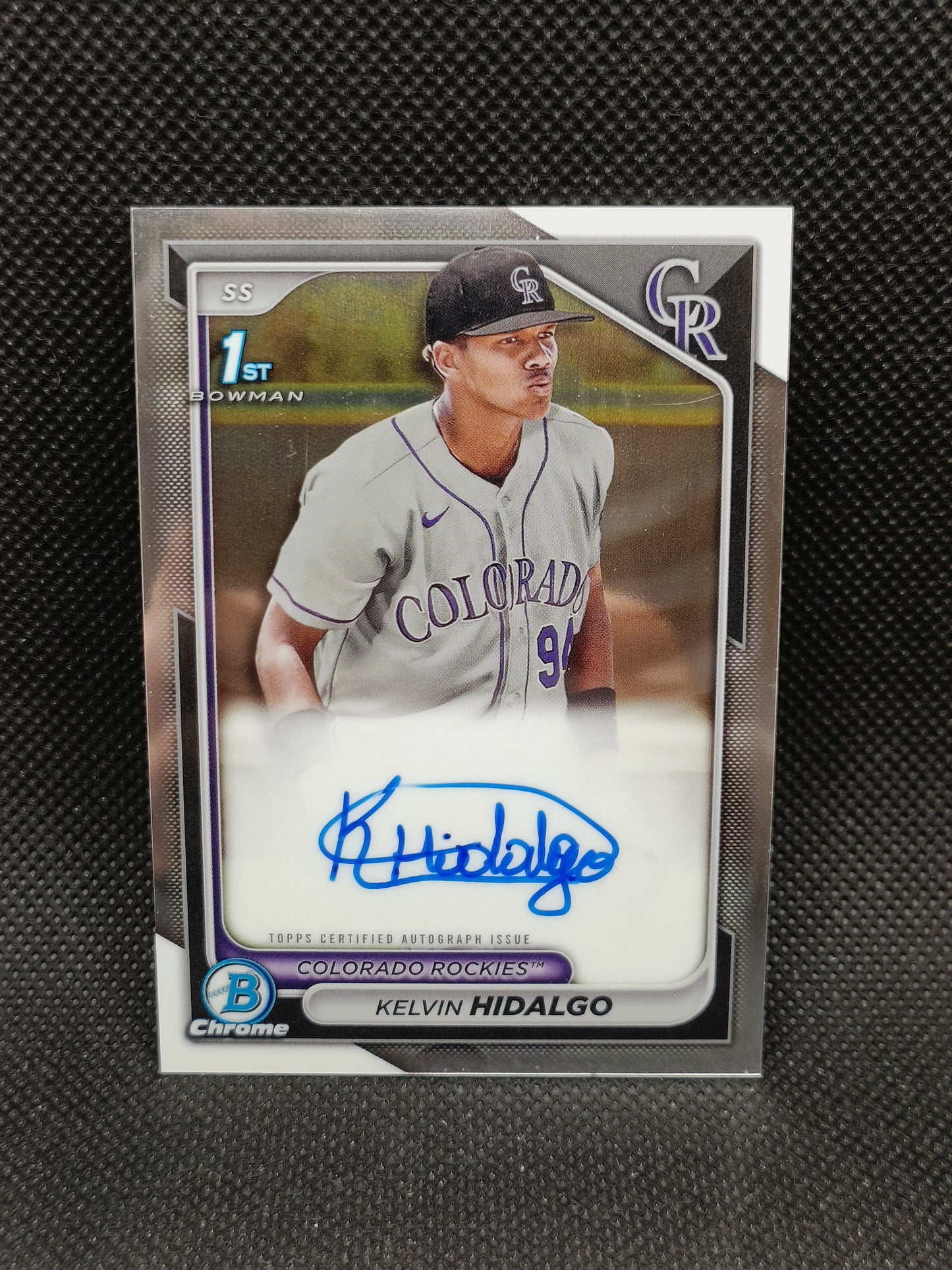 Kelvin Hidalgo - 2024 Bowman Chrome 1st Bowman Auto - Colorado Rockies