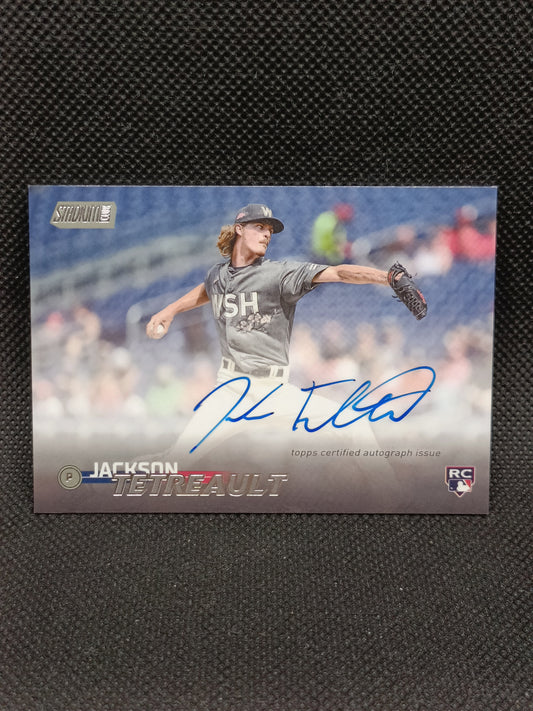 Jackson Tetreault - 2023 Topps Stadium Club Rookie Auto - Washington Nationals