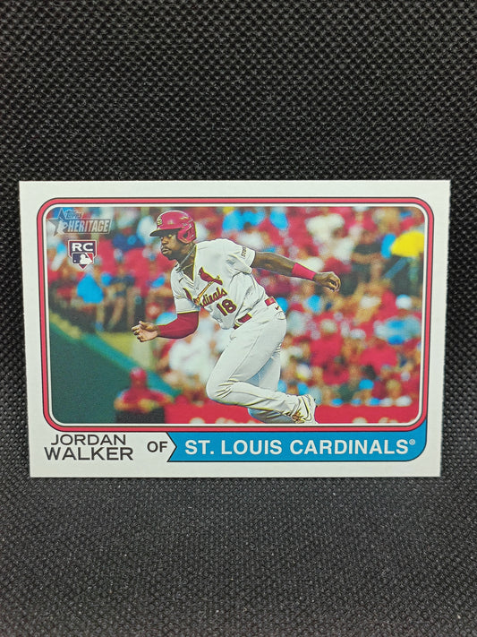 Jordan Walker - 2023 Topps Heritage High Number Rookie - St Louis Cardinals