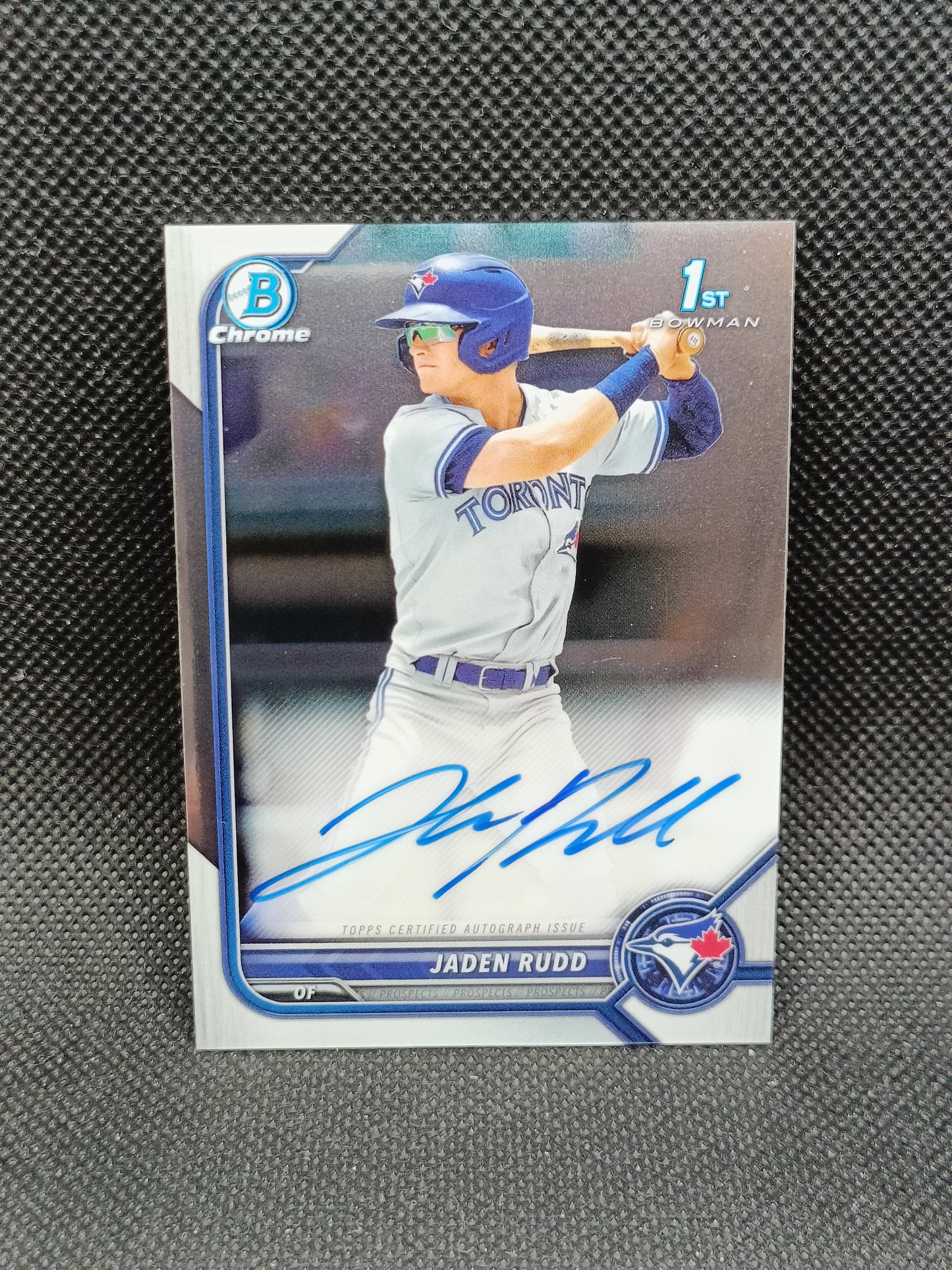 Jaden Rudd - 2022 Bowman Chrome 1st Bowman Auto - Toronto Blue Jays