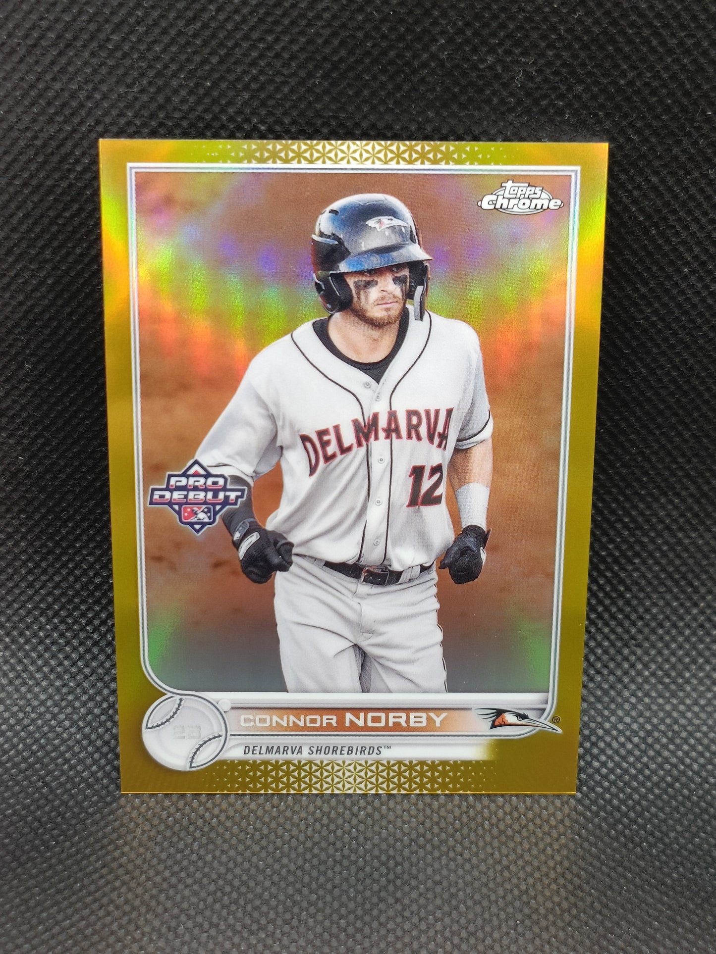 Connor Norby - 2022 Topps Pro Debut Gold Refractor /50 - Miami Marlins