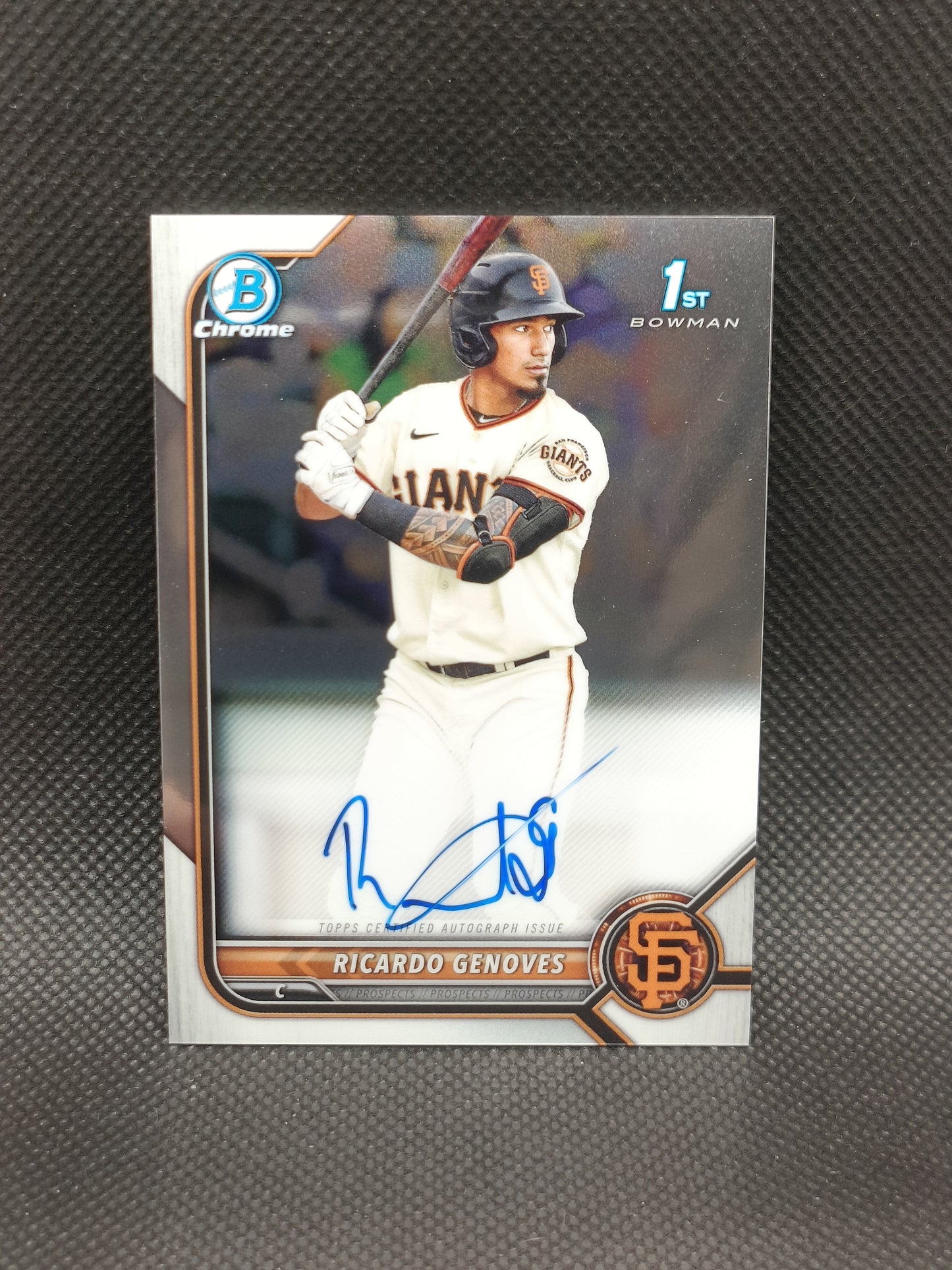 Ricardo Genoves - 2022 Bowman Chrome 1st Bowman Auto - San Francisco Giants