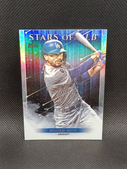 Mookie Betts - 2022 Topps Series 1 Stars Of MLB Insert - LA Dodgers