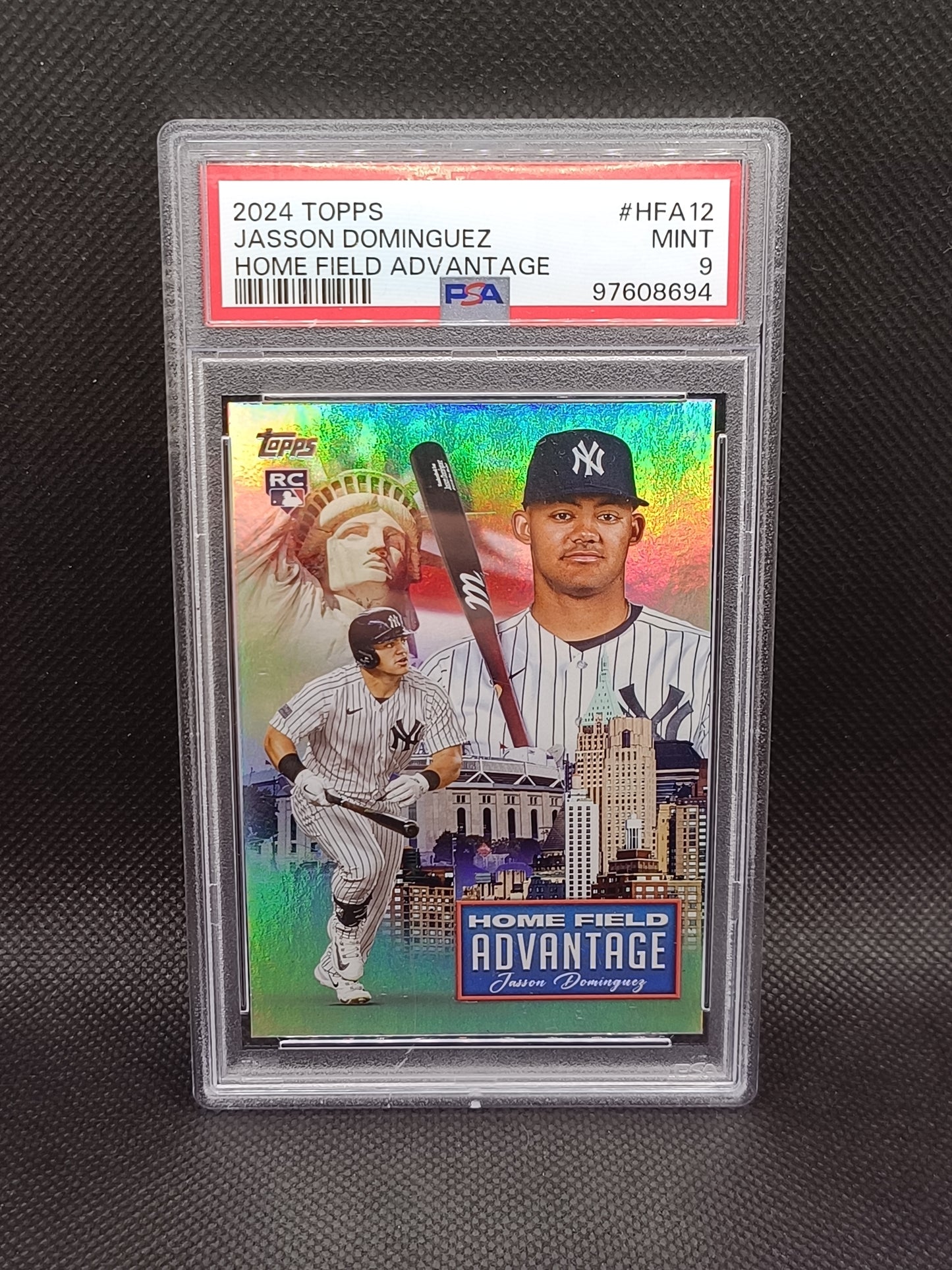 Jasson Dominguez - 2024 Topps Series 2 Rookie Home Field Advantage - PSA 9 - New York Yankees