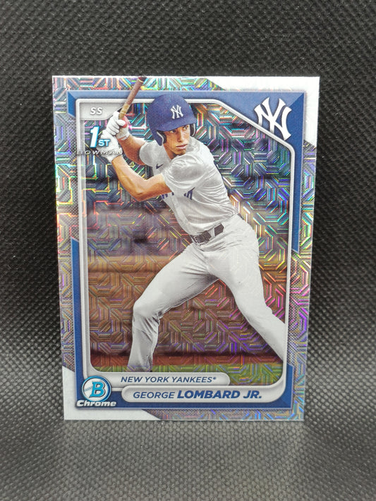 George Lombard Jr - 2024 Bowman Chrome 1st Bowman Mojo - New York Yankees