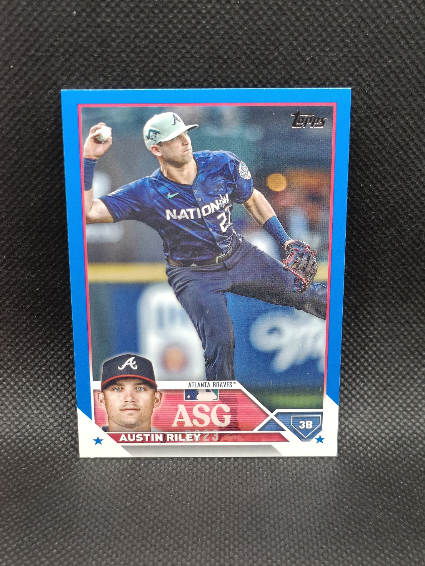 Austin Riley - 2023 Topps Update Series All Star Game Blue Border - Print Run = 600 - Atlanta Braves