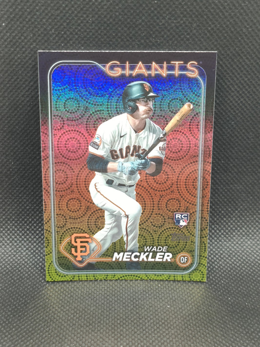 Wade Meckler - 2024 Topps Series 2 Rookie Holiday Foil - San Francisco Giants