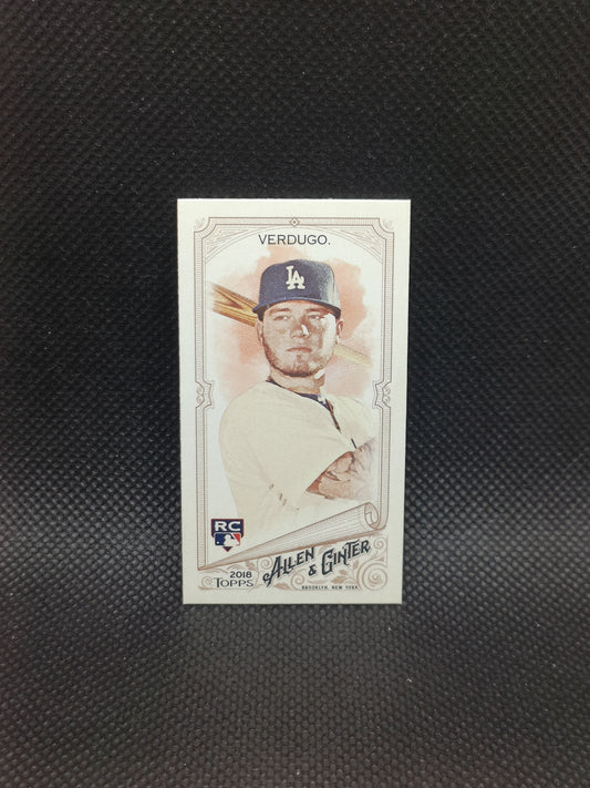 Alex Verdugo - 2018 Allen & Ginter Rookie Mini - LA Dodgers