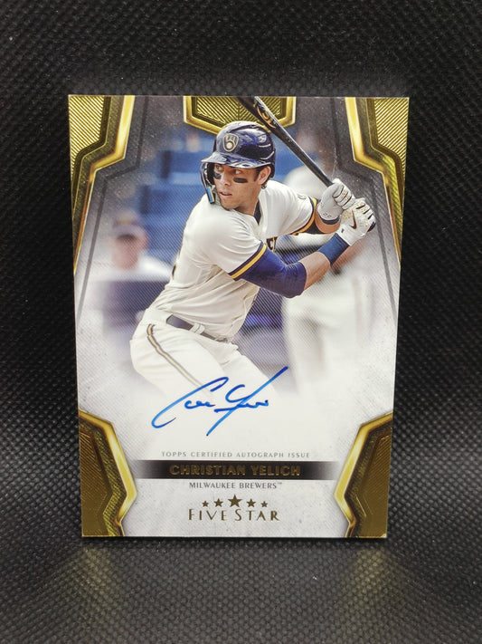 Christian Yelich - 2024 Topps Five Star Auto - Milwaukee Brewers