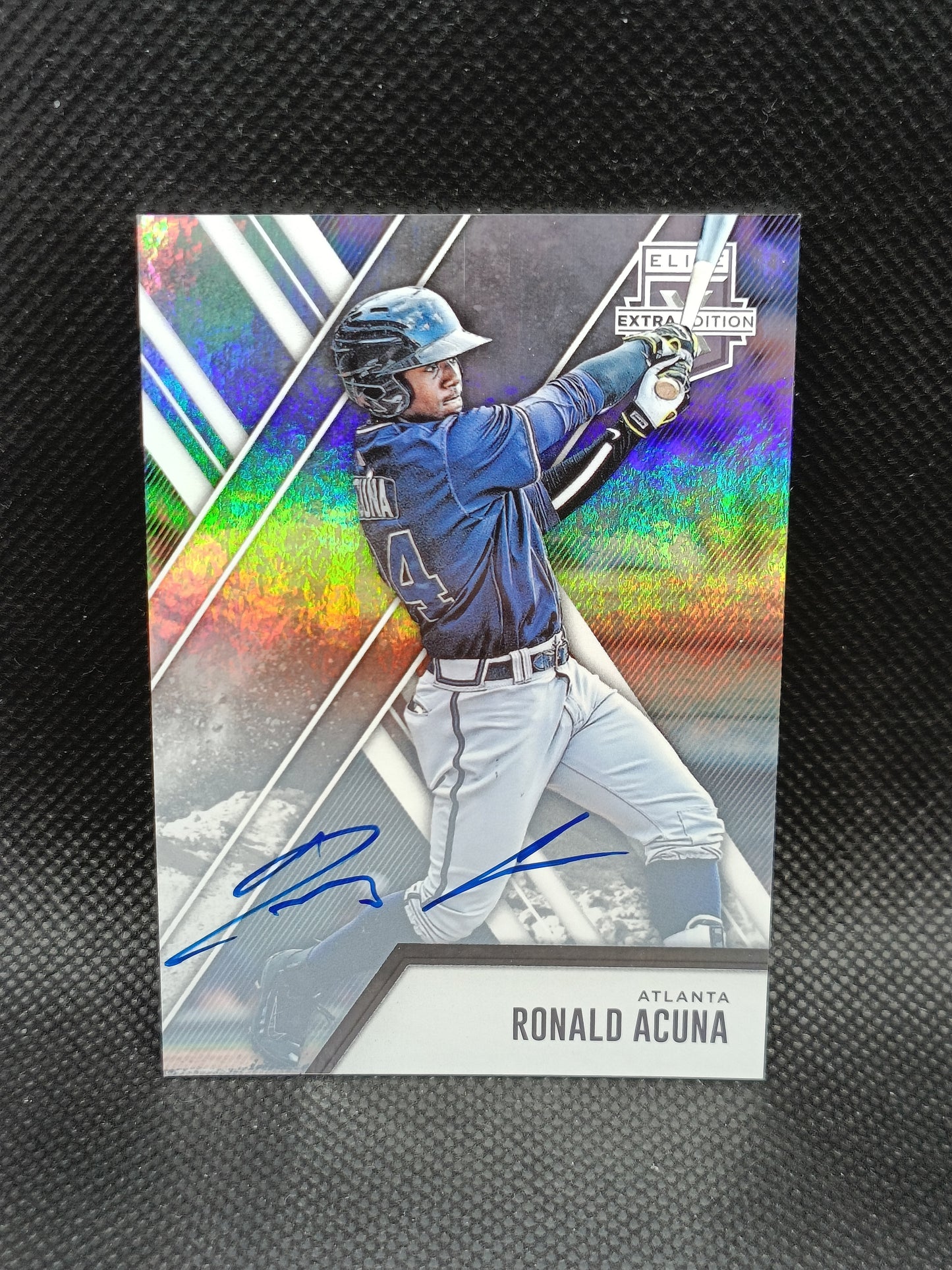 Ronald Acuna Jr - 2017 Panini Elite Extra Edition Auto - Atlanta Braves