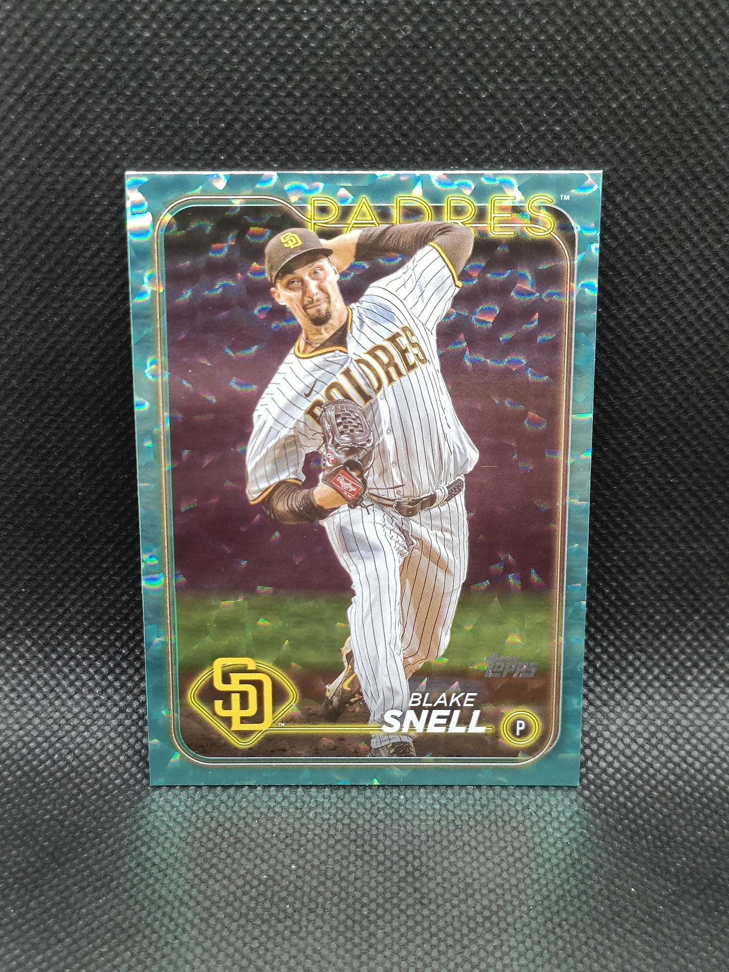 Blake Snell - 2024 Topps Series Two Green Crackle Foil /399 - San Diego Padres