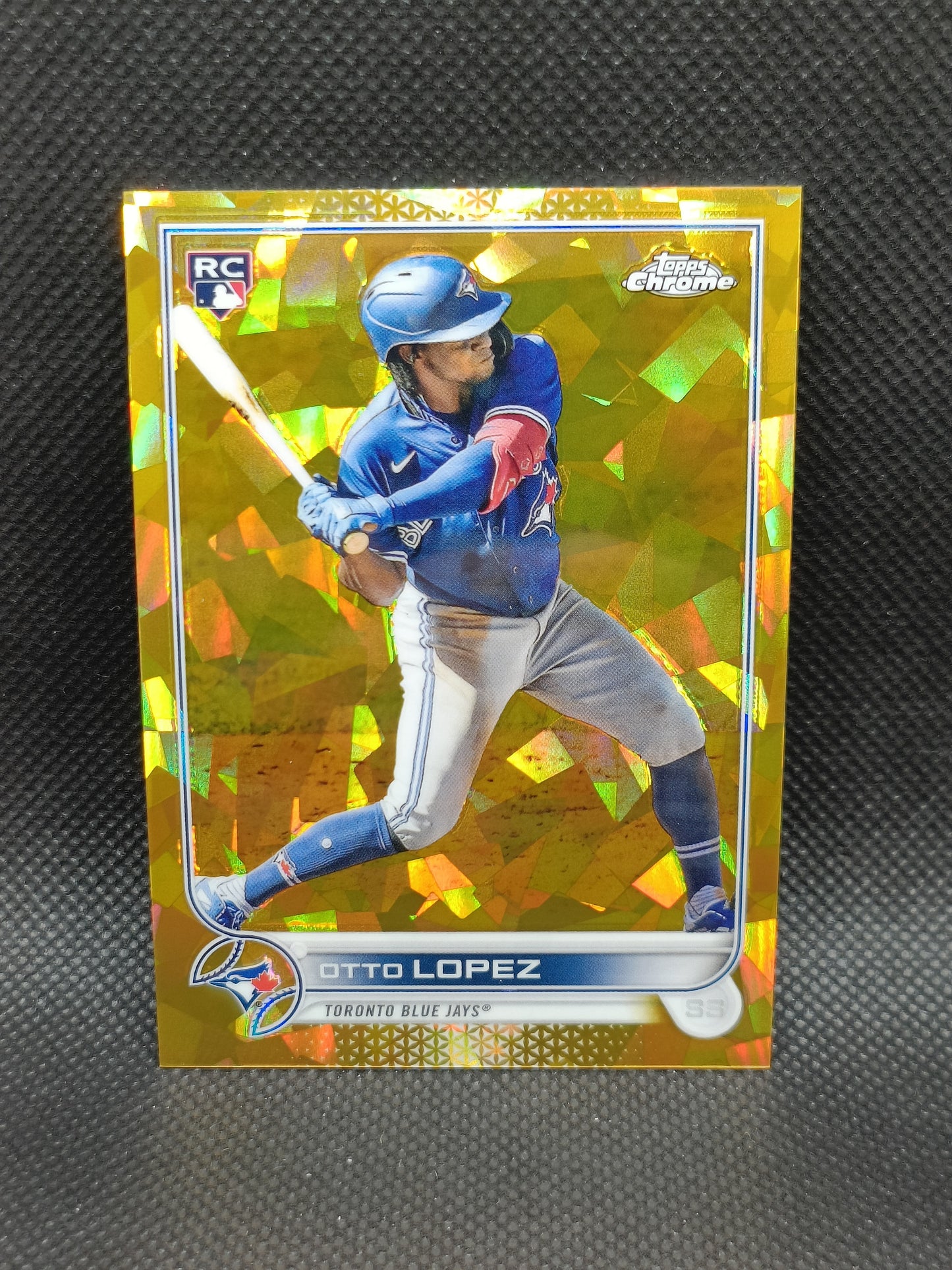 Otto Lopez - 2022 Topps Chrome Sapphire Rookie Gold /50 - Toronto Blue Jays