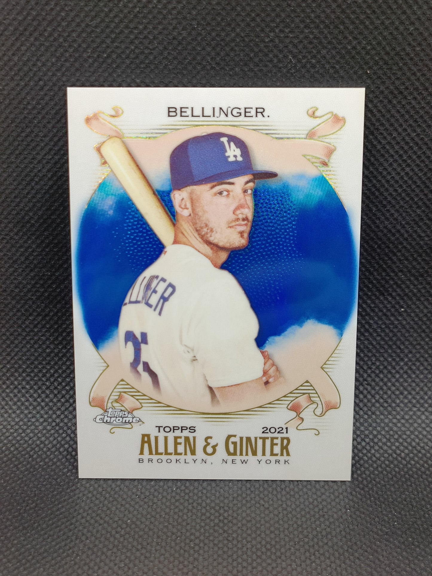 Cody Bellinger - 2021 Allen & Ginter Chrome Blue Refractor /150 - LA Dodgers