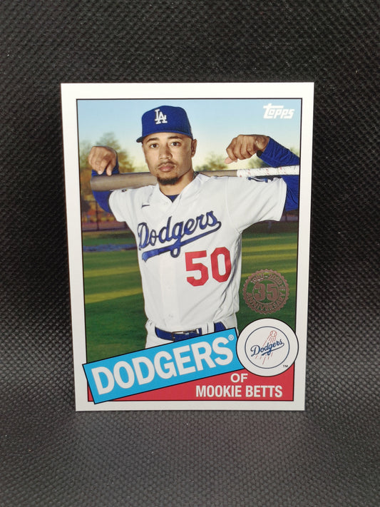 Mookie Betts - 2020 Topps Update Series 1985 Insert - LA Dodgers