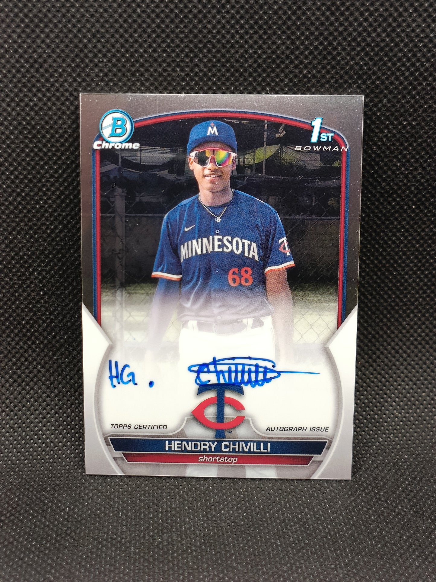 Hendry Chivilli - 2023 Bowman Chrome 1st Bowman Auto - Minnesota Twins