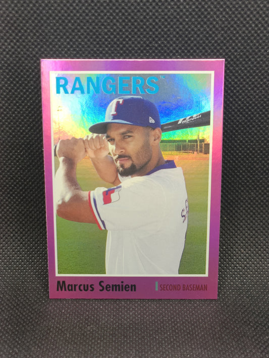 Marcus Semien - 2024 Topps Archives Pink Foil - Texas Rangers