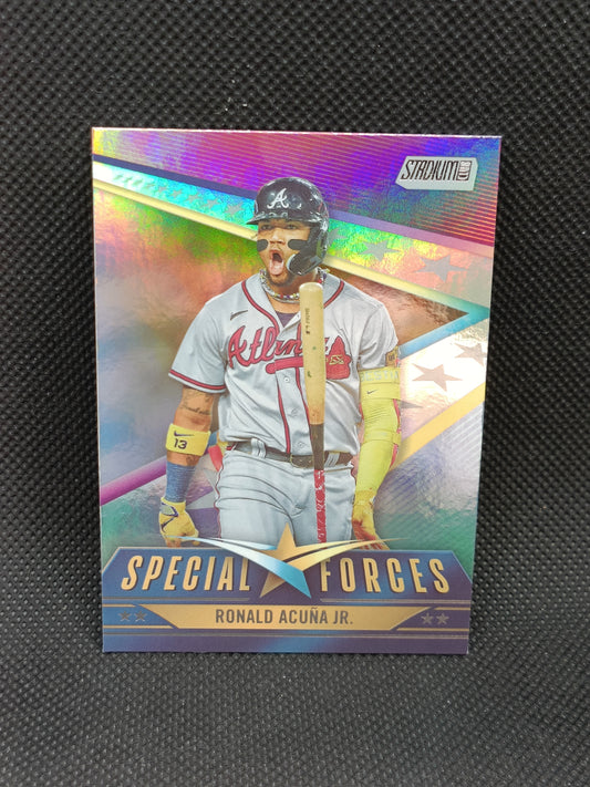 Ronald Acuna Jr - 2024 Topps Stadium Club Special Forces Insert - Atlanta Braves
