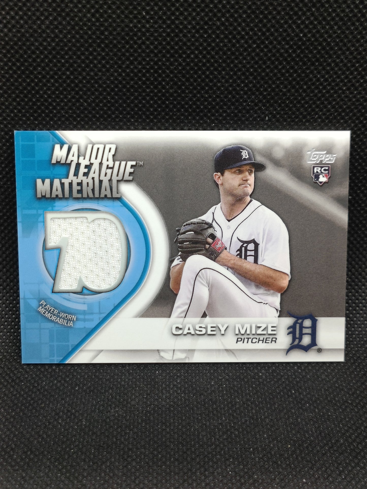 Casey Mize - 2021 Topps Series One Rookie Relic - Detroit Tigers