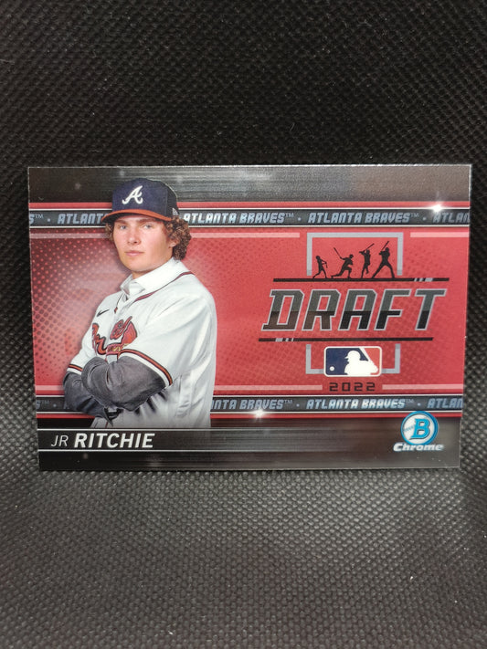 JR Ritchie - 2022 Bowman Draft Chrome Draft Night Insert - Atlanta Braves