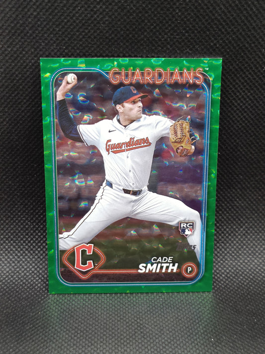 Cade Smith - 2024 Topps Update Series Rookie Green Foil /499 - Cleveland Guardians
