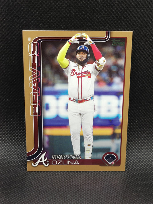 Marcell Ozuna - 2025 Topps Series One Gold /2025 - Atlanta Braves