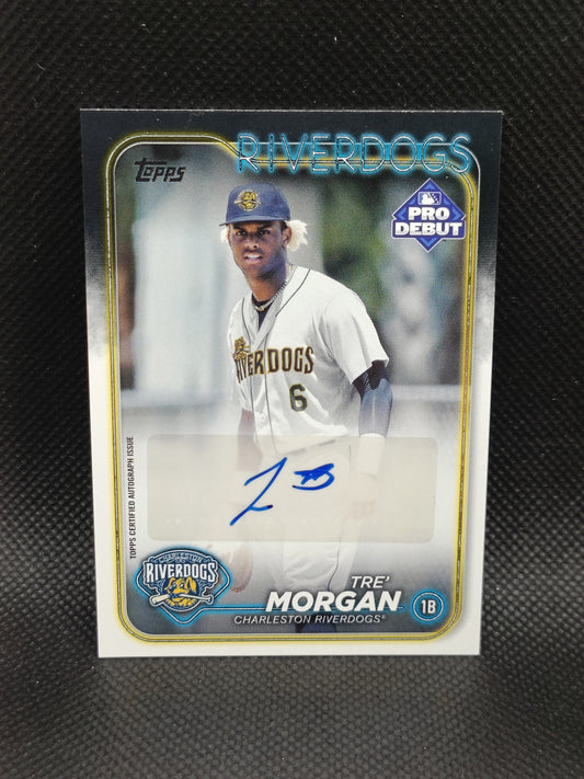 Tre' Morgan - 2024 Topps Pro Debut Auto - Tampa Bay Rays