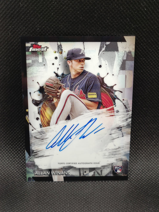Allan Winans - 2024 Topps Finest Rookie Auto - Atlanta Braves