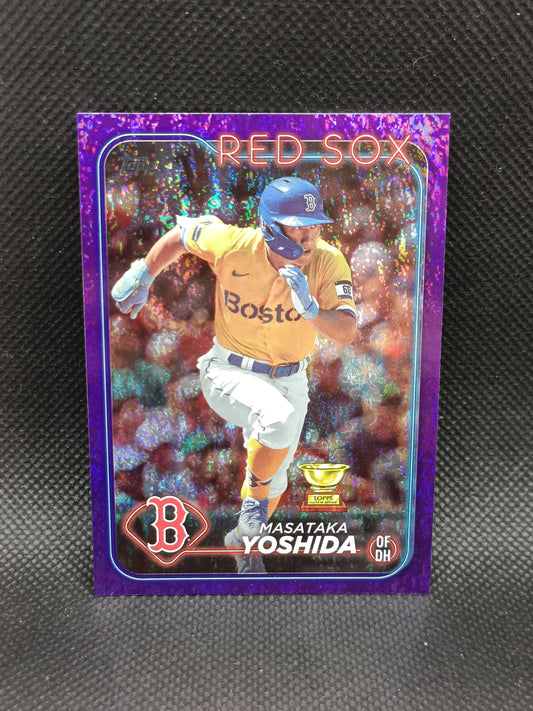 Masataka Yoshida - 2024 Topps Series One Purple Foil /799 - Boston Red Sox